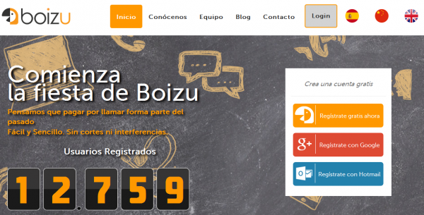 Llamadas gratis en Android con Boizu